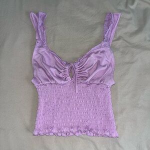 Light Purple Crop Top